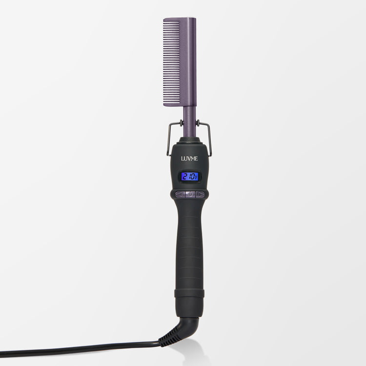 Electric Hot Comb with US Plug  for Wigs and Natural Hair. 30s Fast Heating & Adjustable Temp