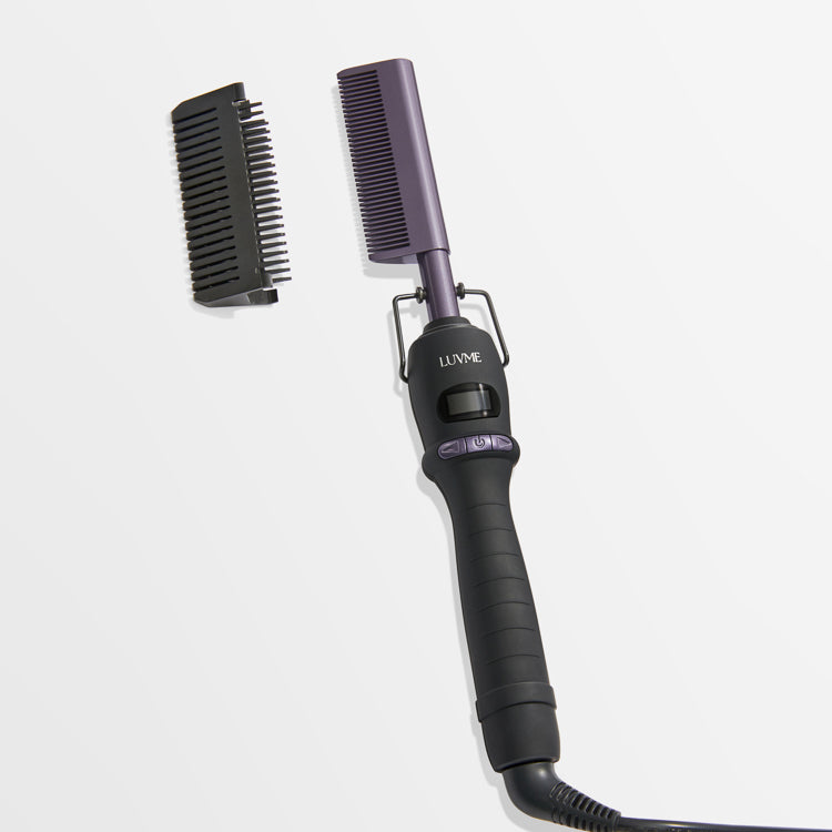 Electric Hot Comb with US Plug  for Wigs and Natural Hair. 30s Fast Heating & Adjustable Temp