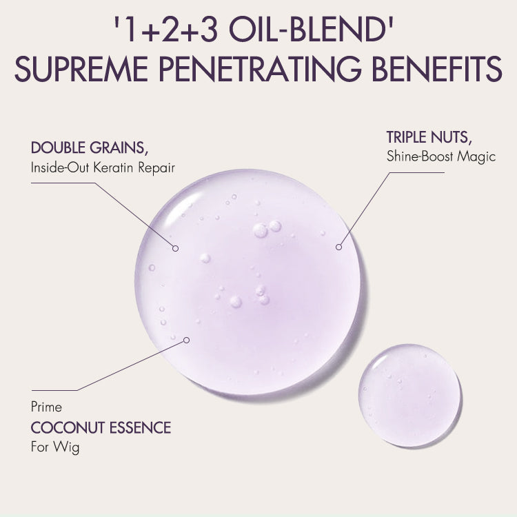 US Only | Wig Renewal Hair Oil. Repairs Dry & Damaged Hair. Boosts Shine. Controls Frizz