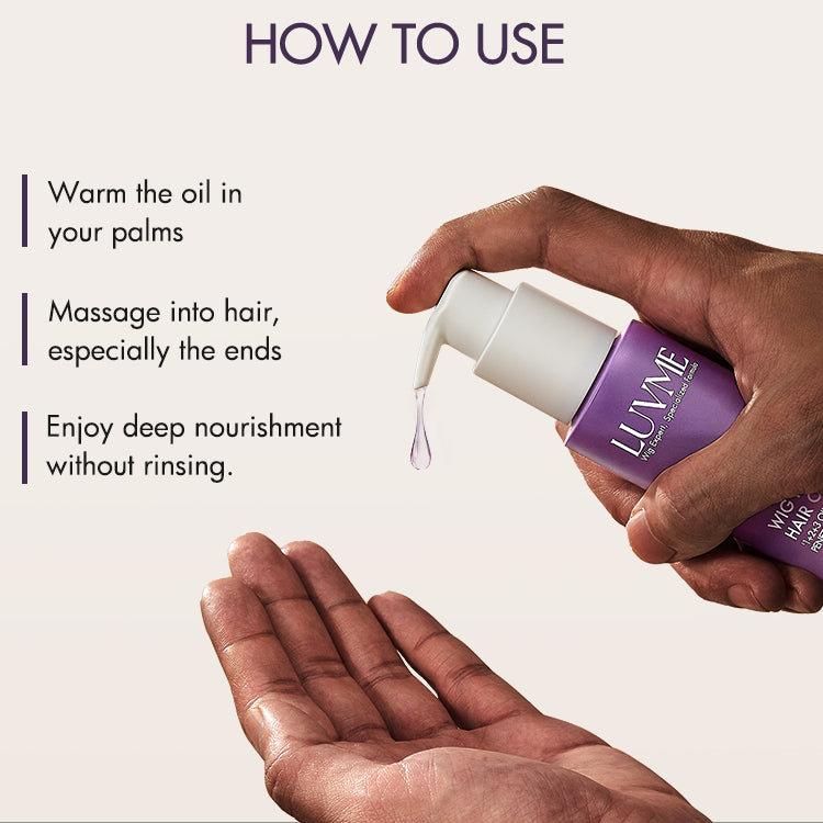 US Only | Wig Renewal Hair Oil. Repairs Dry & Damaged Hair. Boosts Shine. Controls Frizz