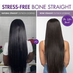 PreMax Wigs | 180% Density Bone Straight Glueless 5x5 Closure HD Lace Lace Wig Pre-cut & Plucked & Bleached