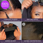 Effortlessly Chic Butterfly Haircut Pre-Layered Cut Brown Highlight Glueless Minimalist HD Lace Shoulder Length Wig
