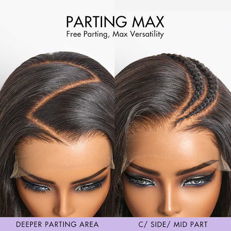 Luvme Hair PartingMax Glueless Wig Ombre Copper Brown Water Wave 7x6 Closure HD Lace Wig  - US Only