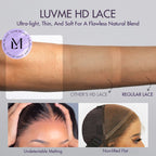 PreMax Wigs - Nature Max Yaki Straight Ear-to-ear 13x6 Frontal HD Lace Glueless Wig 100% Human Hair