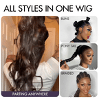 PreMax Wigs | Luxury HD Full Lace Flexi-Fit Invisi Drawstring Cap Loose Body Wave Human Hair Wig
