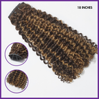 Highlights Silky Straight / Kinky Curly / Deep Wave Clip in Extensions Human Hair 135g 9pcs / 7pcs with Free Gift