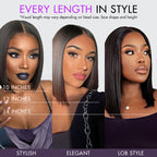 Luvme All-Day Comfort™ Wig Highlight Blunt Cut Bob Glueless Minimalist HD Lace Wig Pre-Cut Lace
