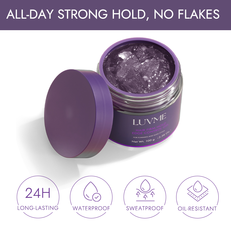 US Only | 1pc Edge Control Gel. 24h Long-Lasting Hold. for Flyaways and Sleek Styles