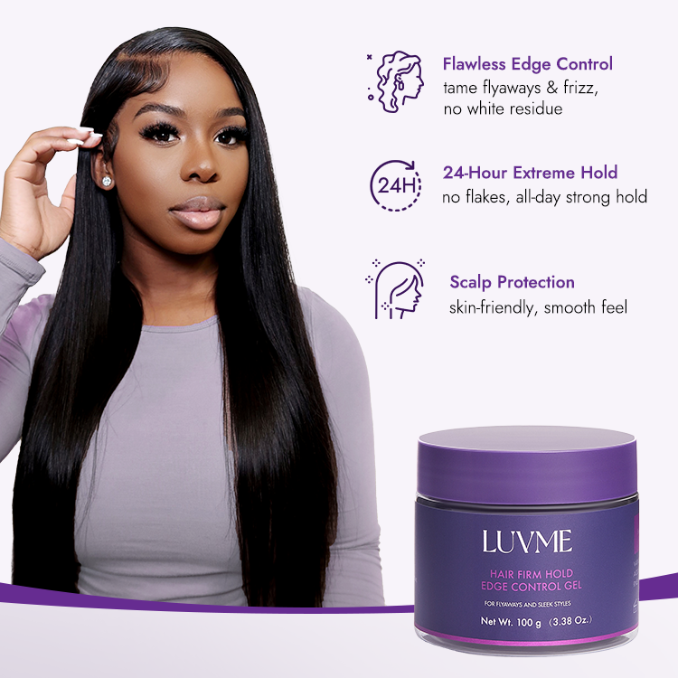 US Only | 1pc Edge Control Gel. 24h Long-Lasting Hold. for Flyaways and Sleek Styles