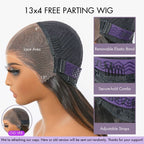 PreMax Wigs | HD Lace Super Natural Hairline Silky Straight Glueless 13x4 Frontal Lace Wig Human Hair Pre-Cut Lace