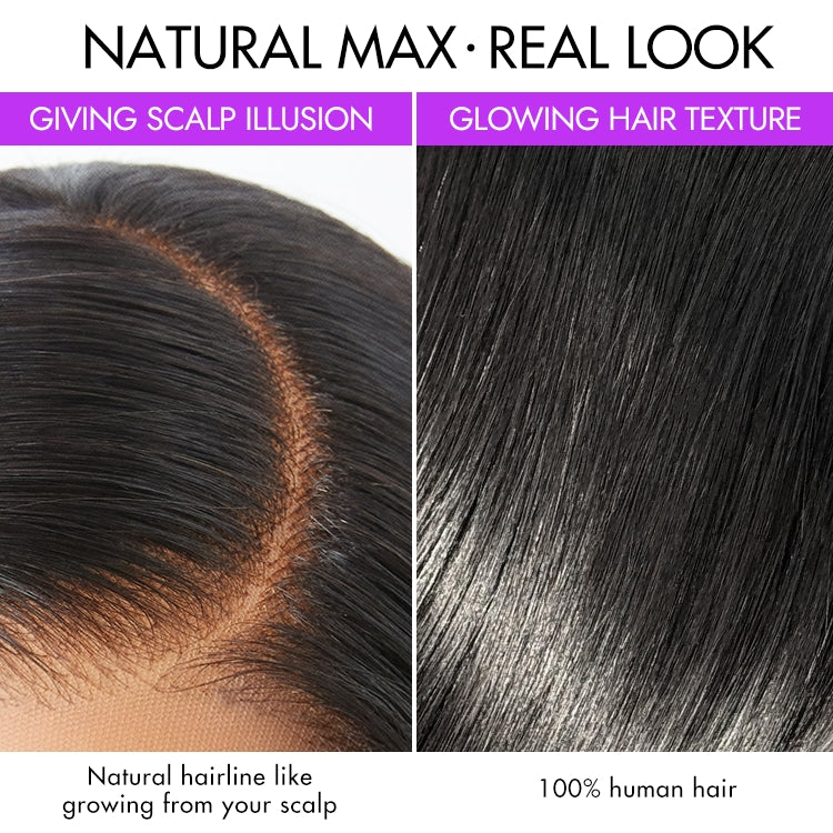 PreMax Blonde Mix Black Loose Wave Glueless 5x5 HD Lace Closure Wig Large & Small Cap