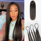 Readitress™ Pre-Separated Feather Crochet Human Hair for Miracle Knots Boho Braids | Silky Straight Protective Style (Free Gifts Included) - US Only