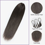 Readitress™ Pre-Separated Feather Crochet Human Hair for Miracle Knots Boho Braids | Silky Straight Protective Style (Free Gifts Included) - US Only