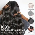 Readitress™ Pre-Separated Feather Crochet Human Hair for Miracle Knots Boho Braids | Silky Straight Protective Style (Free Gifts Included) - US Only