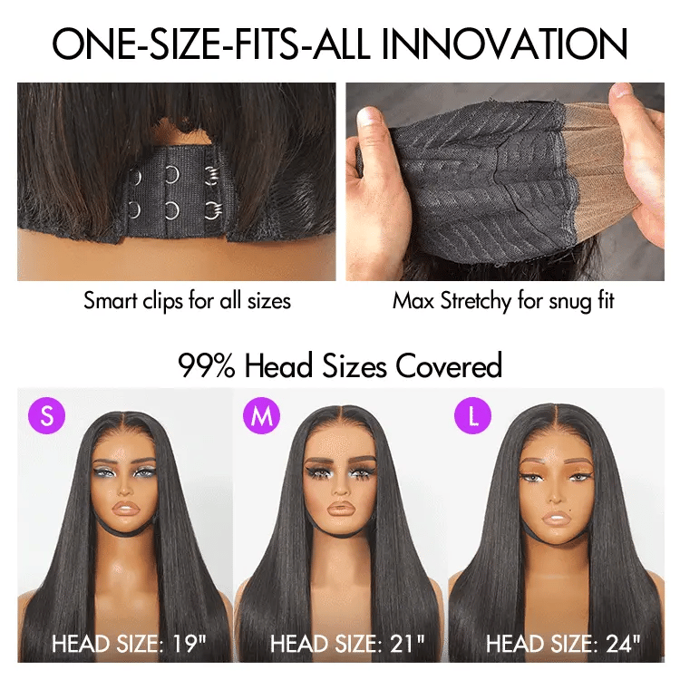 Luvme All-Day Comfort™ Wig Highlight Blunt Cut Bob Glueless Minimalist HD Lace Wig Pre-Cut Lace