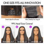 Luvme All-Day Comfort™ Wig 180% Density Voluminous & Bouncy Messy Burmese Curly Glueless 7x6 Closure HD Lace Human Hair Wig Pre-Cut Lace