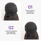MyOwn-Fit™ PartingMax Glueless Personalized Comfort Wig 250% Density Bone Straight with Baby Hair 7x6 Closure HD Lace Wig Pre Cut & Plucked & Bleached Ready to Go
