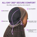 MyOwn-Fit™ 360 HD Lace Body Wave Wig Flexi-Fit Invisi Wig Pre-Cut Lace Natural Hairline