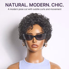 Throw On & Go Natural Black Big Curly Glueless Short Wig Ultra Comfort Cotton Cap Hair Loss Friendly Wig