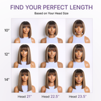 Beginner Friendly Honey Blonde Highlight Yaki Blunt Cut Bob Glueless Minimalist Lace Bob Wig with Bangs