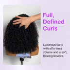 180% Density Kinky Curly PartingMax Glueless 7x6 Closure HD Lace Wig Pre-Cut Lace Flexi-Fit Drawstring Cap