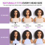 180% Density Kinky Curly PartingMax Glueless 7x6 Closure HD Lace Wig Pre-Cut Lace Flexi-Fit Drawstring Cap