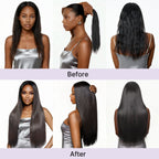 Silky Straight 0.59mm Zero Trace Invisible Clip in Hair Extensions 100g 7pcs / 6pcs Seamless Blend & Lightweight for Daily Styling