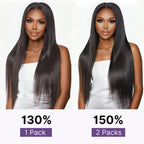 Silky Straight 0.59mm Zero Trace Invisible Clip in Hair Extensions 100g 7pcs / 6pcs Seamless Blend & Lightweight for Daily Styling