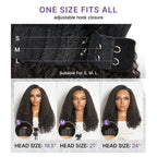 Luvme All-Day Comfort Wig PartingMax Natural Black Kinky Straight to Curly 7x6 Closure HD Lace Glueless Wig Pre Cut Lace