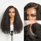 Luvme All-Day Comfort Wig PartingMax Natural Black Kinky Straight to Curly 7x6 Closure HD Lace Glueless Wig Pre Cut Lace