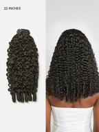 Burmese Curly Finger Coil Ends Seamless Clip in Extensions Real Human Hair Pieces 135g 9pcs / 7pcs with Free Gift