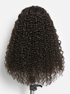 Boho Fulani Braids Water Wave 13x4 Frontal Lace Wig Pre-cut Lace Human Hair