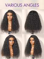 Luvme Too Easy Texture™ 3-In-1 Half Wig 180% Density Water Wave Glueless Flexi-Fit Drawstring Wig