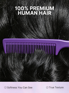 180% Density Effortless Natural Black Kinky Straight 5x5 HD Lace Loose Wave Wig Pre-cut Lace