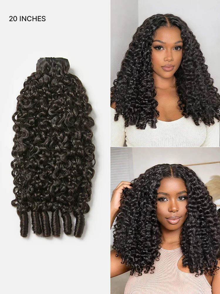 Straight / Body Wave / Kinky Curly / Yaki Straight / Kinky Straight / Messy Curly Clip in Hair Extensions Real Human Hair Pieces 135g 9pcs / 7pcs with Free Gift