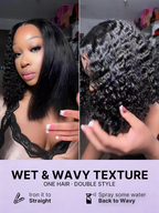 Readitress™ Pre-Separated Feather Crochet Human Hair for Miracle Knots Boho Braids | Deep Wave. Burmese Curly Protective Style (Free Gifts Included)  - US Only