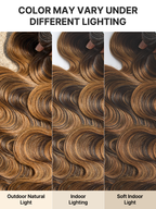 Brown Highlight Body Wave Bundles 100% Premium Remy Human Hair Bundles 1pc / 3pcs