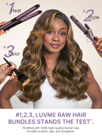 Brown Highlight Body Wave Bundles 100% Premium Remy Human Hair Bundles 1pc / 3pcs