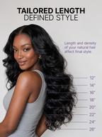 RawMagic Luxe Bundles - 1pc Raw Virgin Human Hair Body Wave 100% Unprocessed Natural Soft Shiny Long-Lasting Hair Extensions US Only