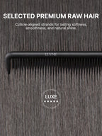 RawMagic Luxe Bundles - 1pc 100% Unprocessed Raw Human Hair Natural Shiny Soft Long-lasting Premium Straight Hair Weft US Only