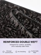 1pc Soft & Voluminous Burmese Curly 100% Virgin Human Hair Bundles