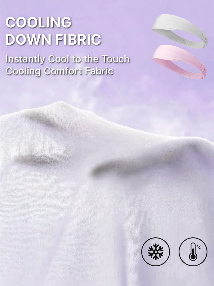 Beginner Friendly Water-Wave Wet and Wavy Headband Wig with Integrated Cooling Silk Headband. Effortless Wet-to-Dry Transformation (Get 2 Free Headbands)