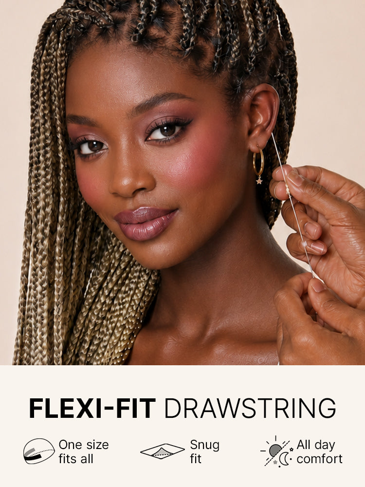 OwnScalp™ 613 Blonde / Natural Black Lightweight Salon-Like Braids with a Real Scalp Look Full HD Lace Knotless Box Braided Wig - US Only