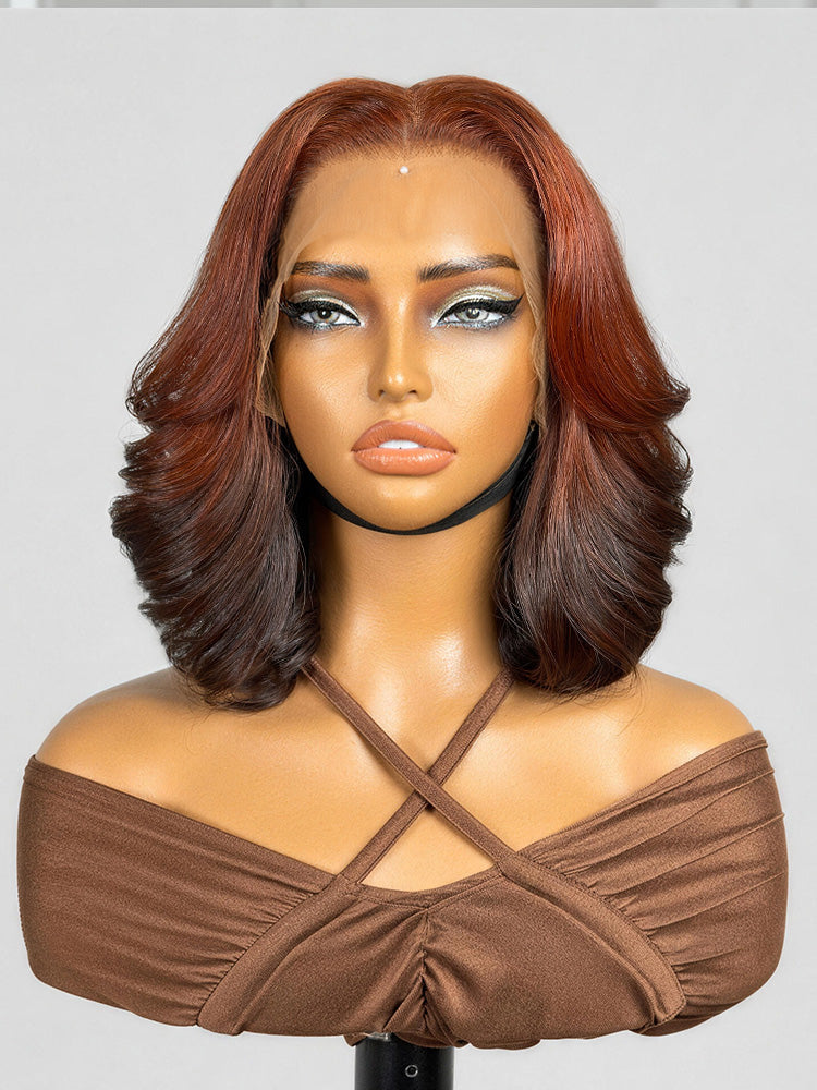 PreMax 180% Density 12 Inch 13x4 Frontal HD Lace Custom Wig Pre-cut Lace