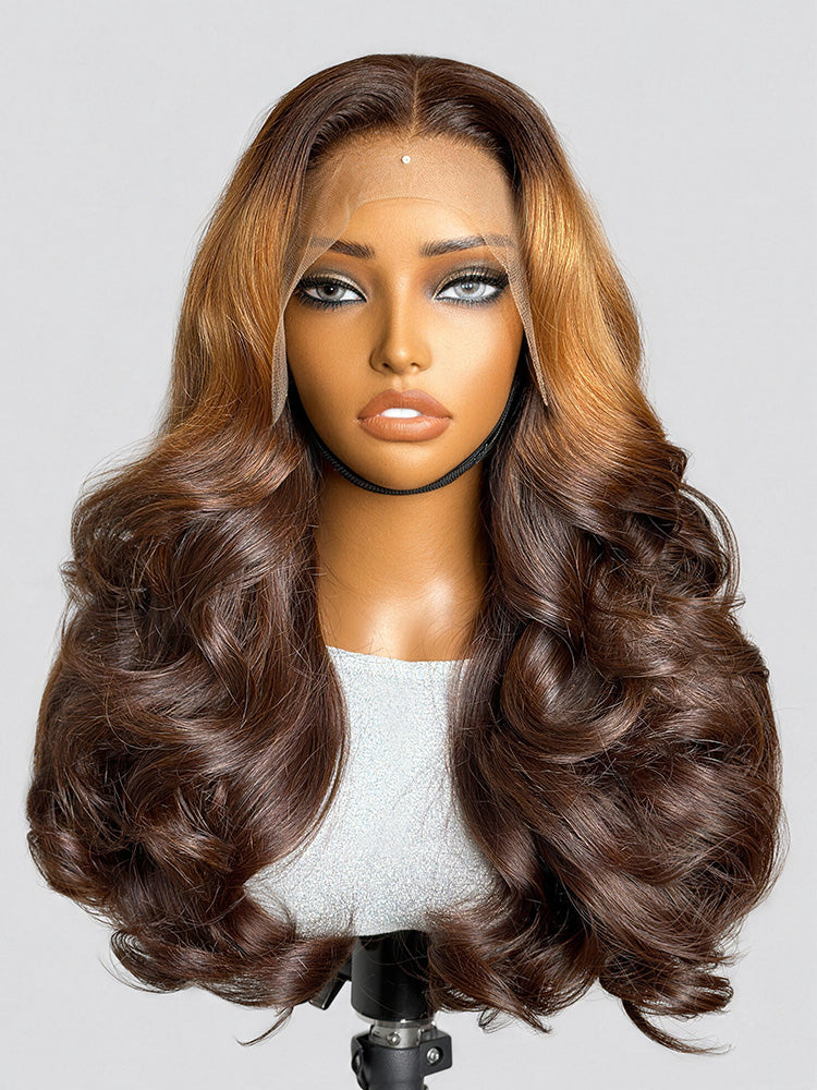 PreMax 180% Density 18 Inch 13x4 Frontal HD Lace Custom Wig Pre-cut Lace