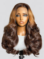 PreMax 180% Density 18 Inch 13x4 Frontal HD Lace Custom Wig Pre-cut Lace