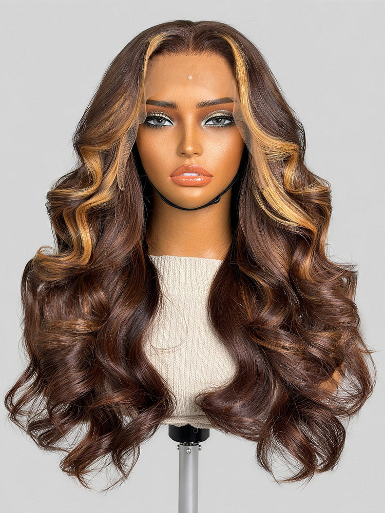 PreMax 180% Density 18 Inch 13x4 Frontal HD Lace Custom Wig Pre-cut Lace