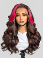 PreMax 180% Density 18 Inch 13x4 Frontal HD Lace Custom Wig Pre-cut Lace