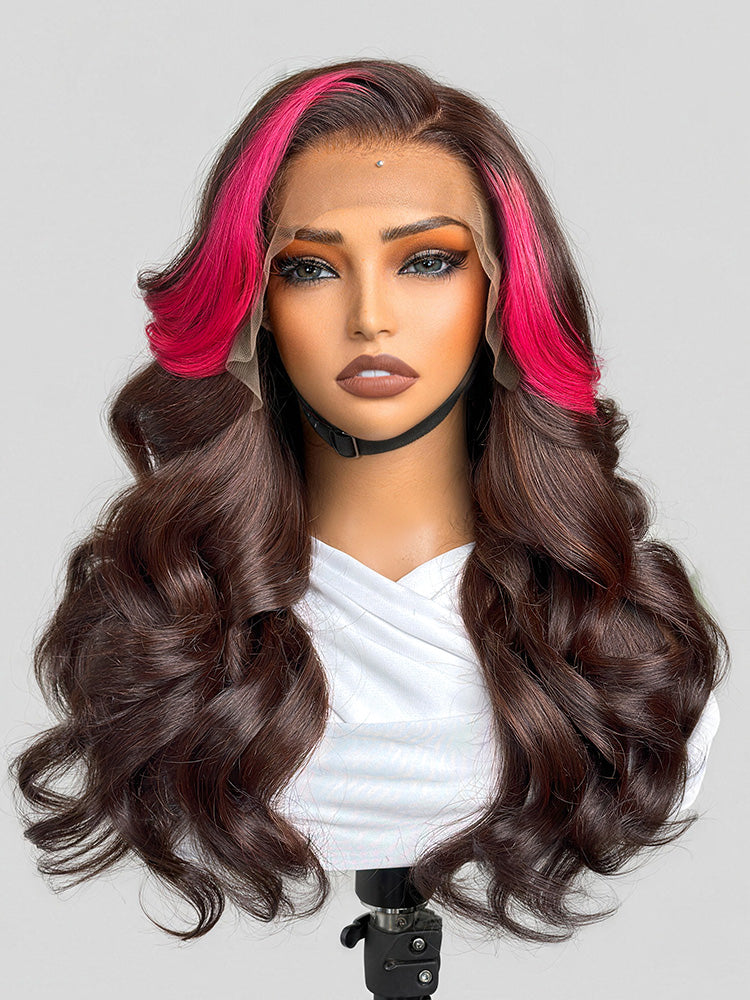 PreMax 180% Density 18 Inch 13x4 Frontal HD Lace Custom Wig Pre-cut Lace