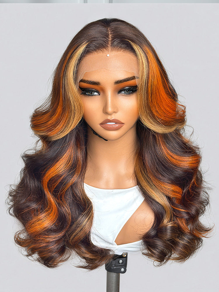 PreMax 180% Density 18 Inch 13x4 Frontal HD Lace Custom Wig Pre-cut Lace